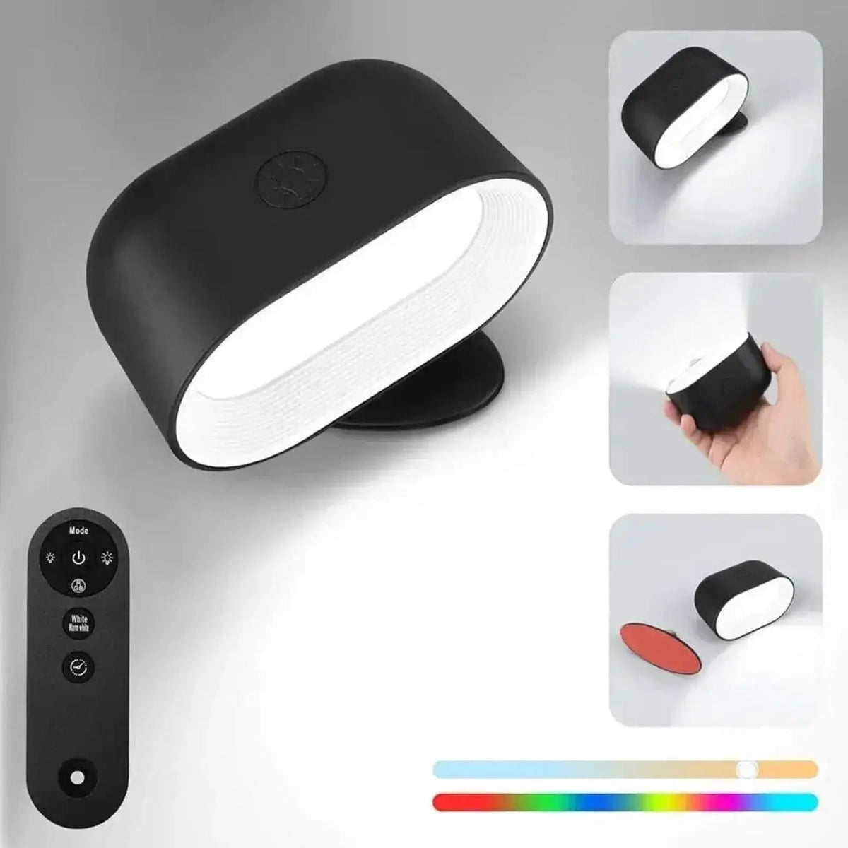Lampe de Chevet Murale Rechargeable - SlideWall | Cocon de Lune
