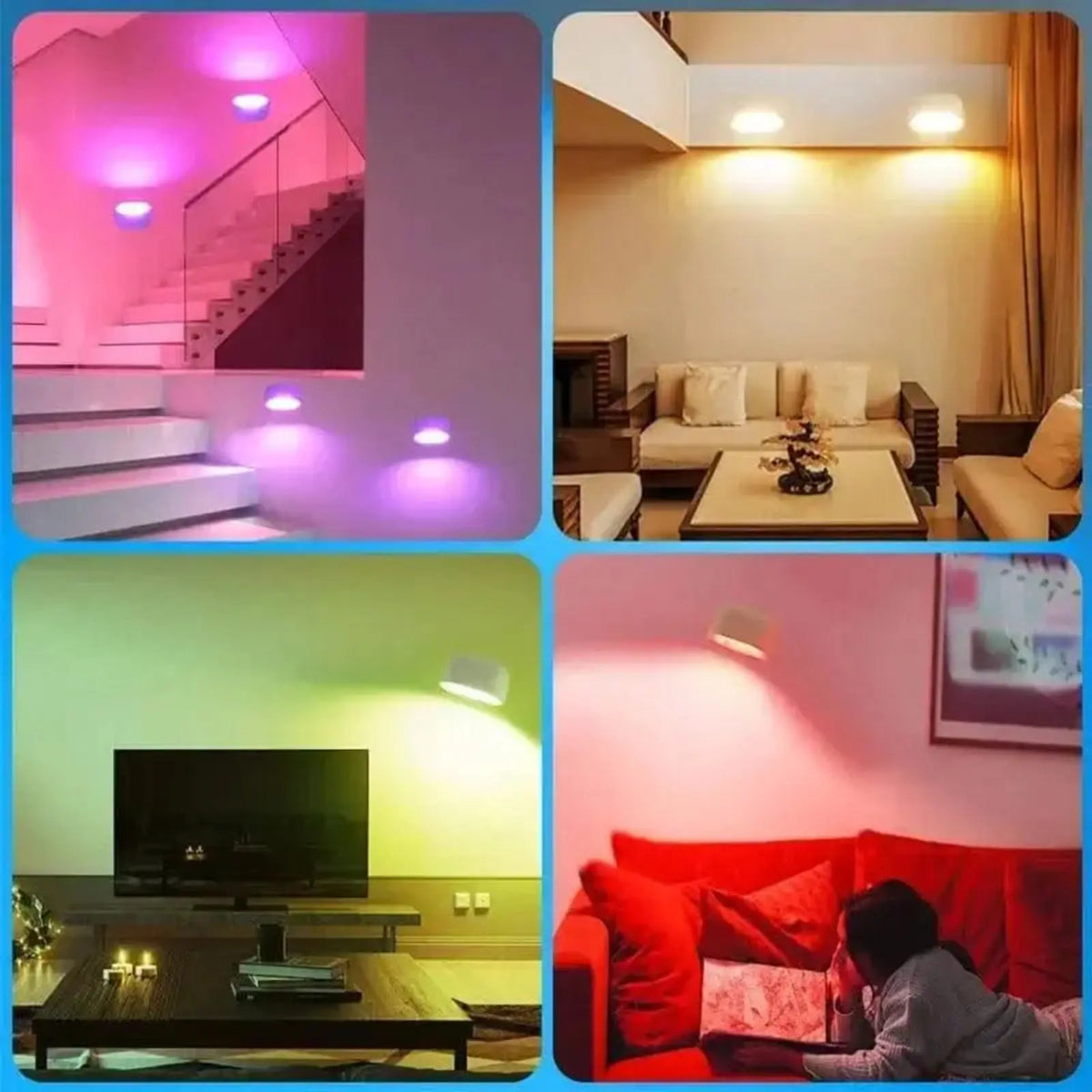 Lampe de Chevet Murale Rechargeable - SlideWall | Cocon de Lune