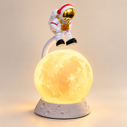 Veilleuse Astronaute sur la Lune - MiniStar | Cocon de Lune - Lumière jaune