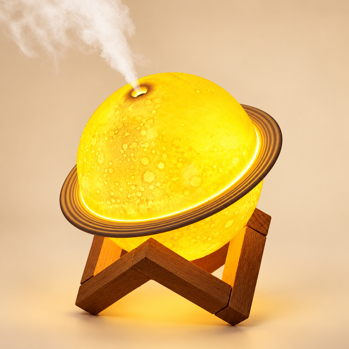 Veilleuse Humidificateur Planète - LunaPop | Cocon de Lune - Modèle Lune