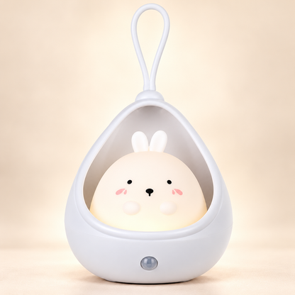 Veilleuse Lapin à Détecteur de Mouvement - KidDream | Cocon de Lune - Blanc
