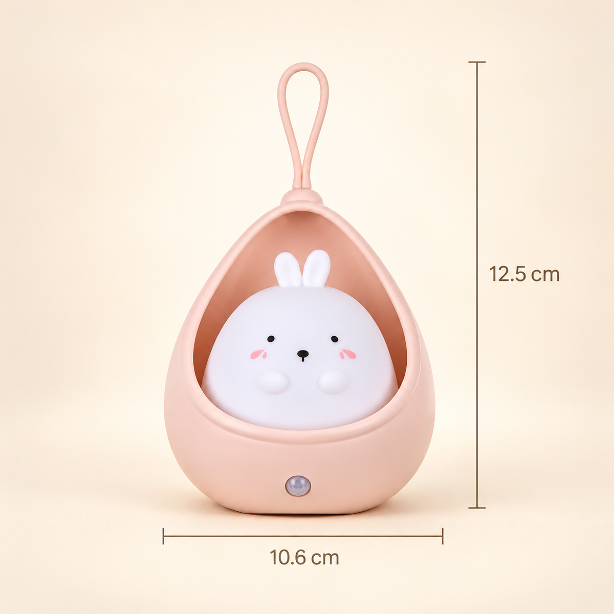Veilleuse Lapin à Détecteur de Mouvement - KidDream | Cocon de Lune - Dimensions