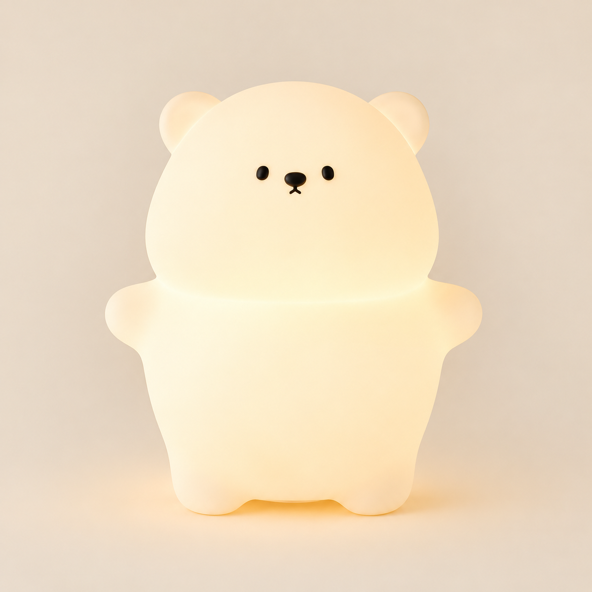 Veilleuse Ourson Silicone Tactile - MoonSoft | Cocon de Lune - Ourson illuminé