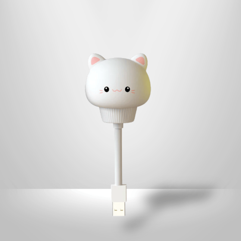 Veilleuse - Petit Halo | Cocon de Lune USB-Plug and Play / Chat