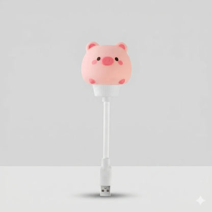 Veilleuse - Petit Halo | Cocon de Lune USB-Plug and Play / Cochon