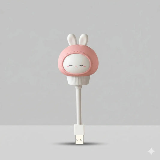 Veilleuse - Petit Halo | Cocon de Lune USB-Plug and Play / Lapin