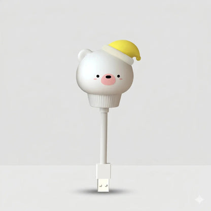Veilleuse - Petit Halo | Cocon de Lune USB-Plug and Play / Ours
