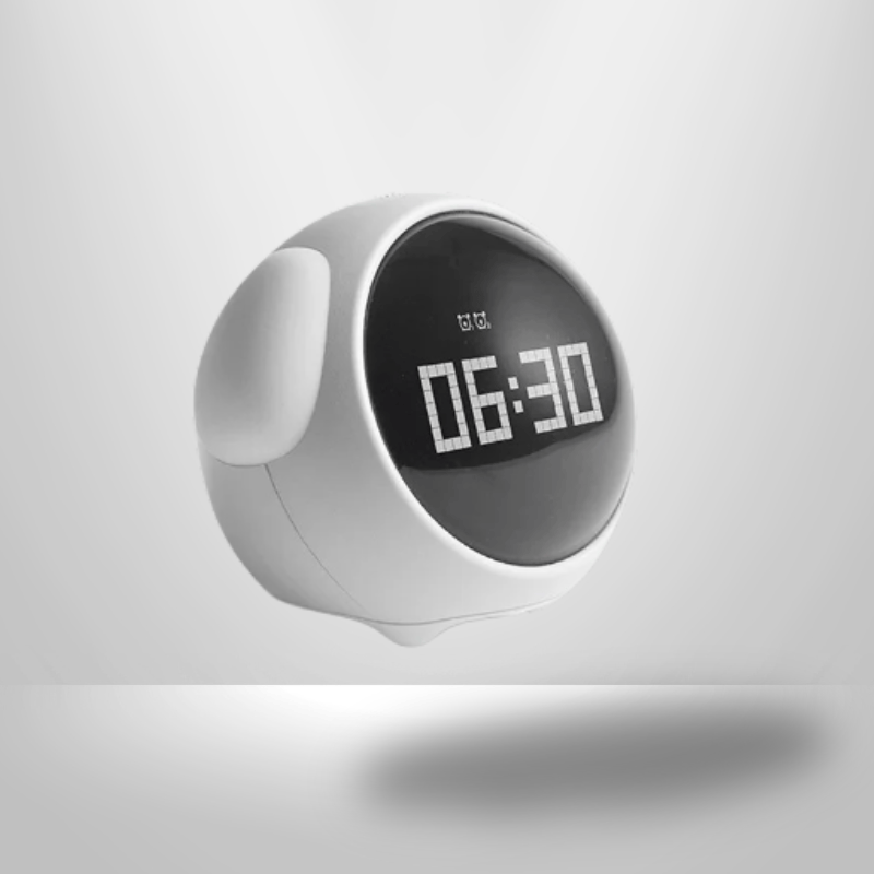 Veilleuse Réveil - Emoji | Cocon de Lune Blanc