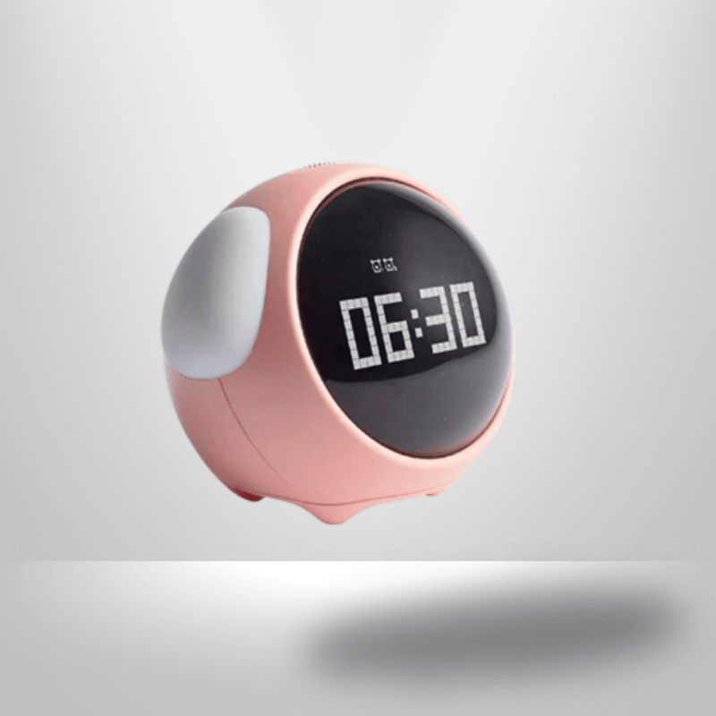 Veilleuse Réveil - Emoji | Cocon de Lune Rose