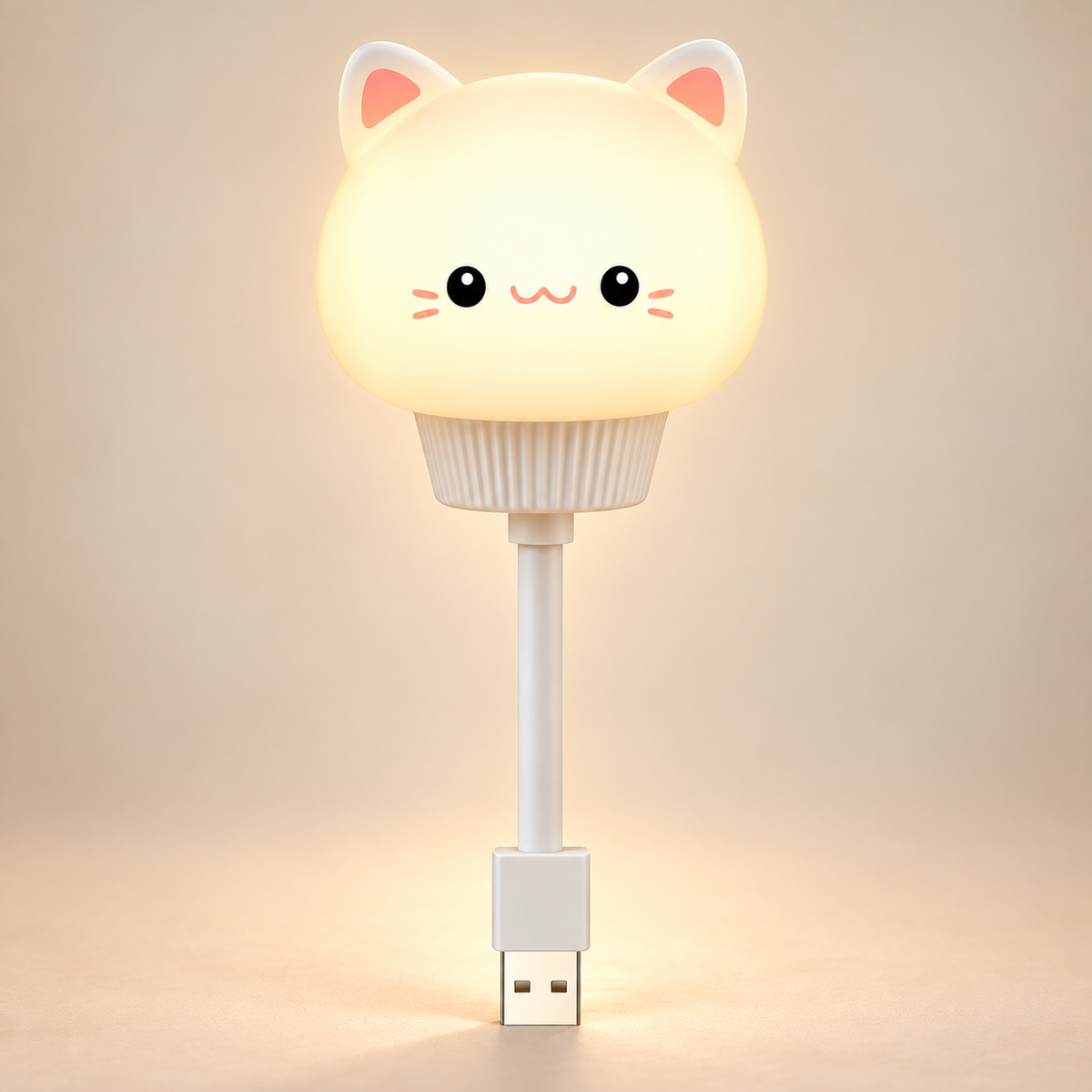 Veilleuse USB Plug and Play - Petit Halo | Cocon de Lune - Chat