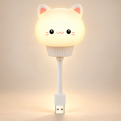 Veilleuse USB Plug and Play - Petit Halo | Cocon de Lune - Chat