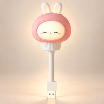 Veilleuse USB Plug and Play - Petit Halo | Cocon de Lune - Lapin