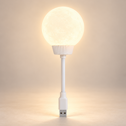 Veilleuse USB Plug and Play - Petit Halo | Cocon de Lune - Lune