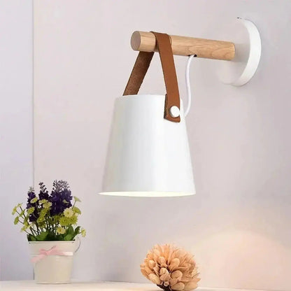 Lampe de Chevet Murale Imitation Bois - Wallo | Cocon de Lune