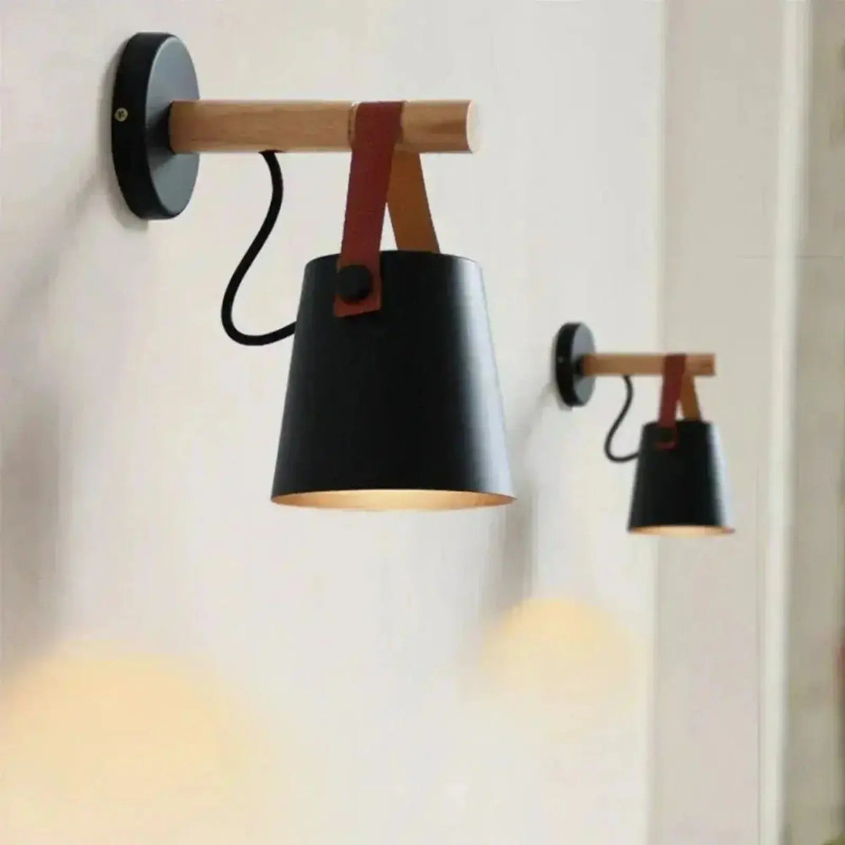 Lampe de Chevet Murale Imitation Bois - Wallo | Cocon de Lune