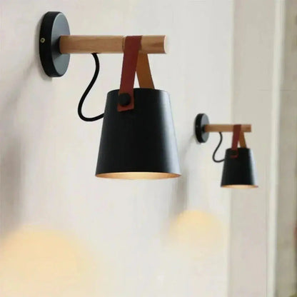 Lampe de Chevet Murale Imitation Bois - Wallo | Cocon de Lune