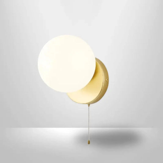 Lampe de Chevet Murale Dorée - WallLightSoft | Cocon de Lune