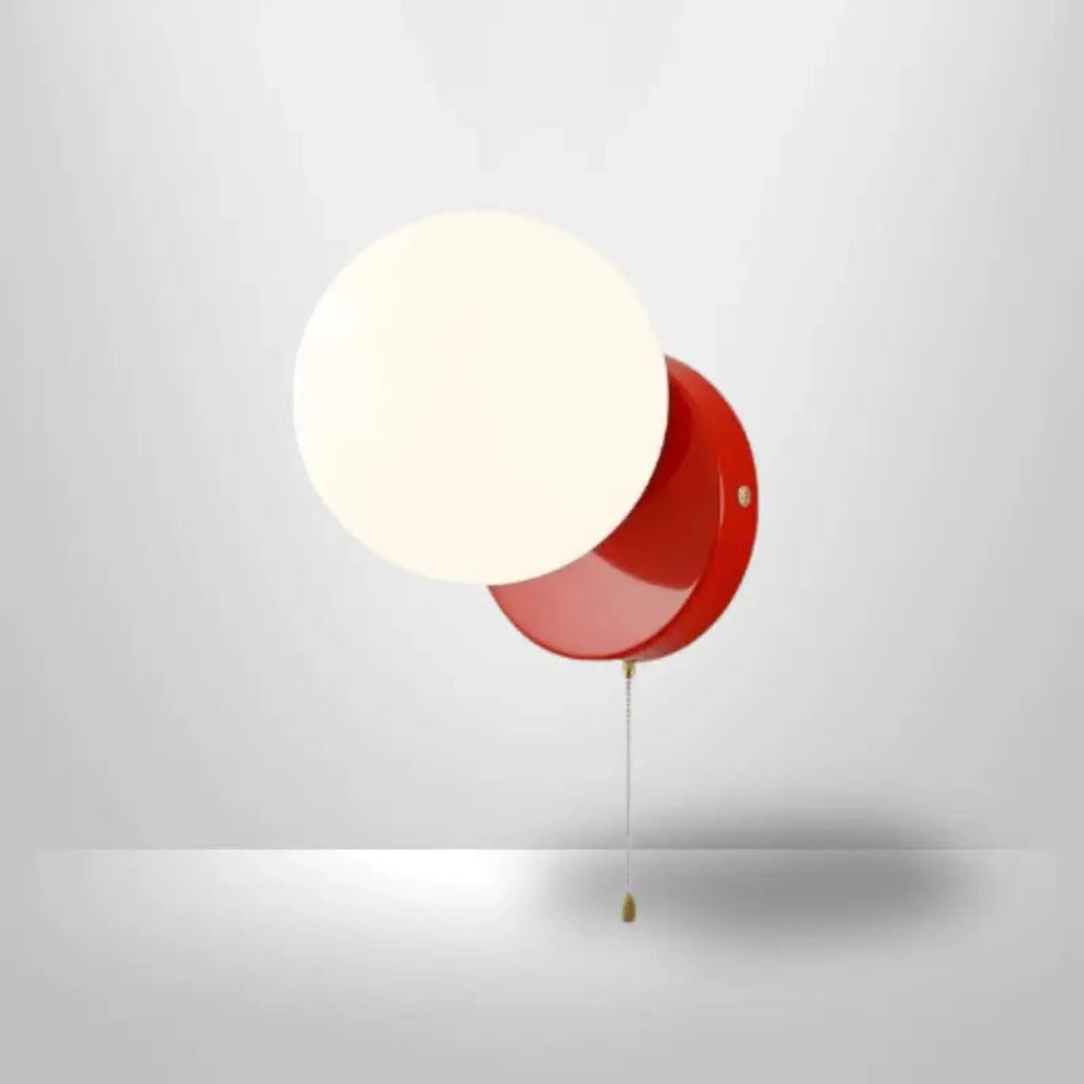Lampe de Chevet Murale Dorée - WallLightSoft Rouge A | Cocon de Lune
